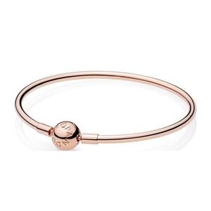 Pandorq Rose Gold Authentic Bangle 6.7cm